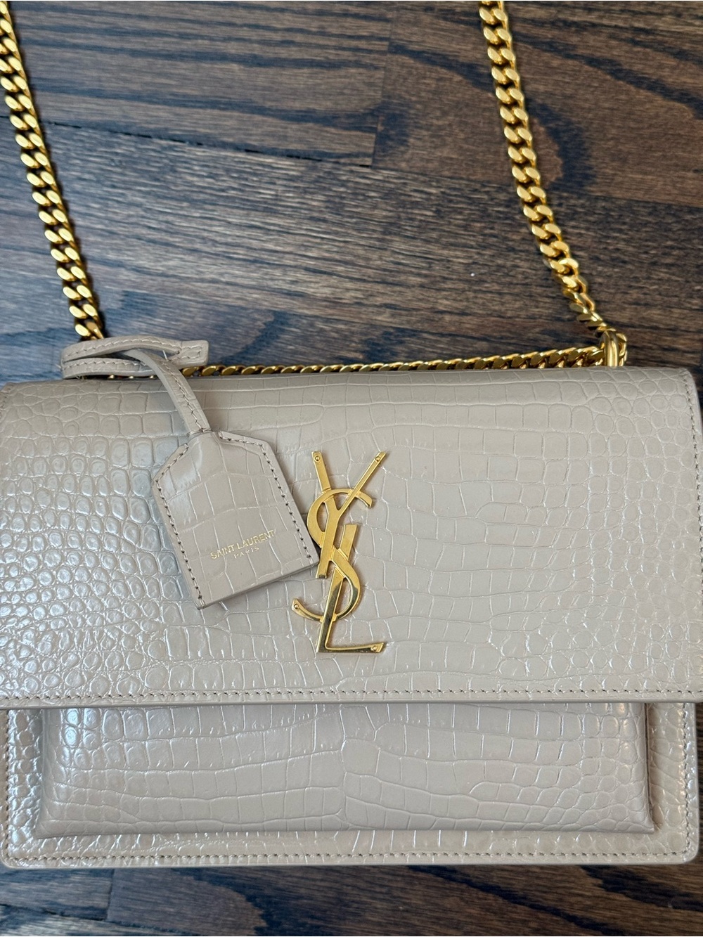 YSL SUNSET MEDIUM CROC